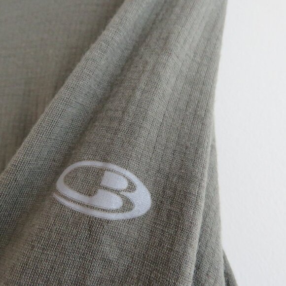 ICEBREAKER | RealFLEECE® Sierra Merino Wool Zip Up Jacket Sweater Khaki Sz S - Picture 9 of 16